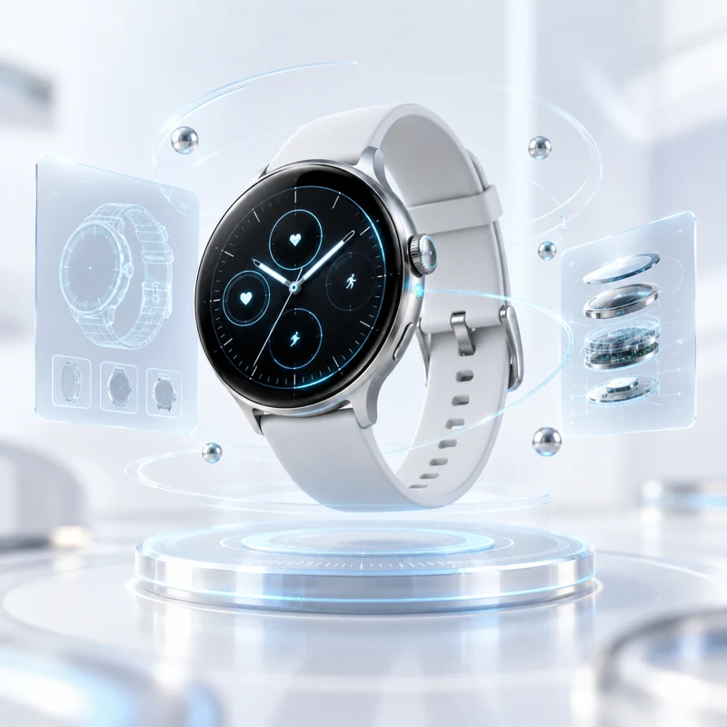 Smartwatch 3D model preview